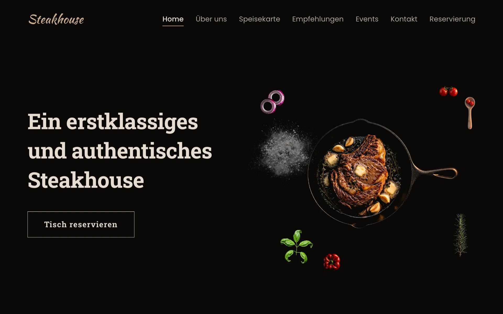 Dasselbe Steakhouse, neu gestaltet